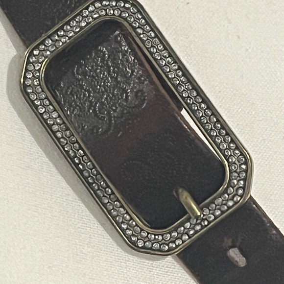 Bundle of 2 leather belts, one dark brown and one light brown size XL - Picture 4 of 5